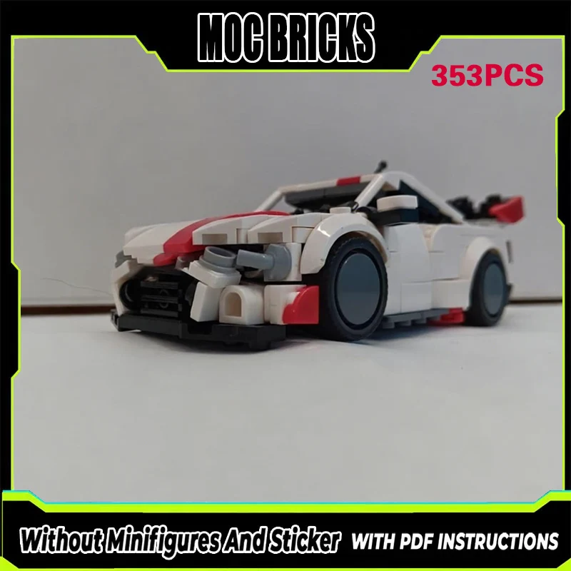

Модель гоночного автомобиля Speed Racing Car MOC, конструктор из строительных блоков, гоночный автомобиль TT RS, модульная технология, подарки, праздничный набор для сборки, детские игрушки.