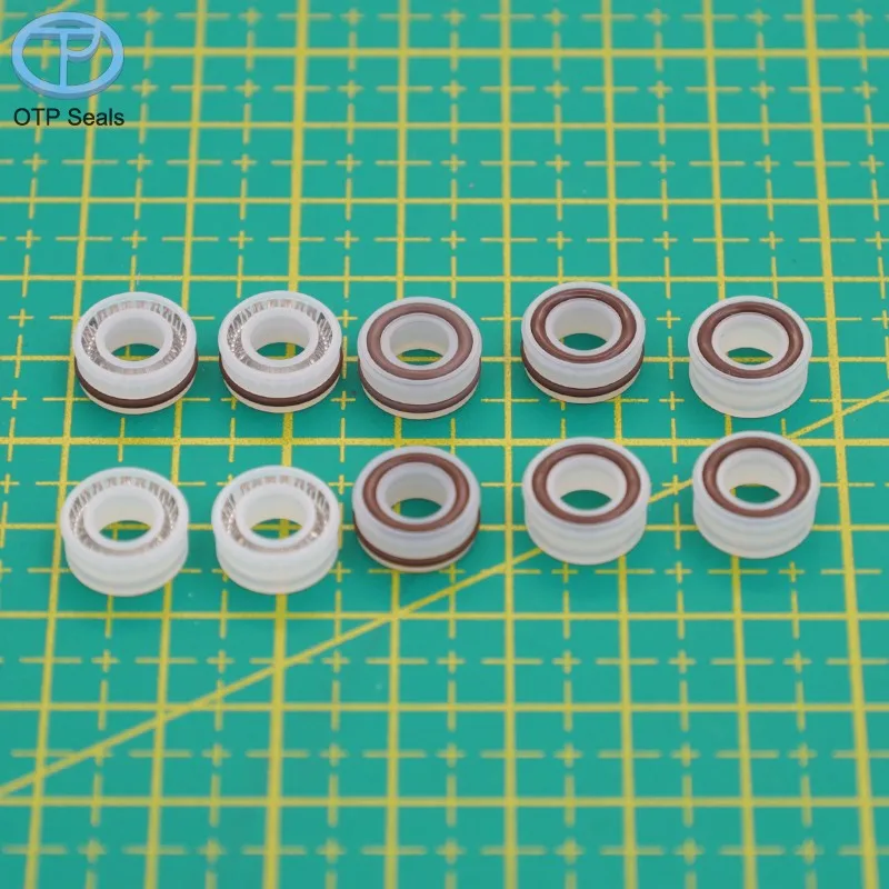 UHMWPE Wear-resistant Spring Energized Seal Custom Seals V-Spring FKM O Ring Industrial Non-Standard Parts OEM Factory ODM