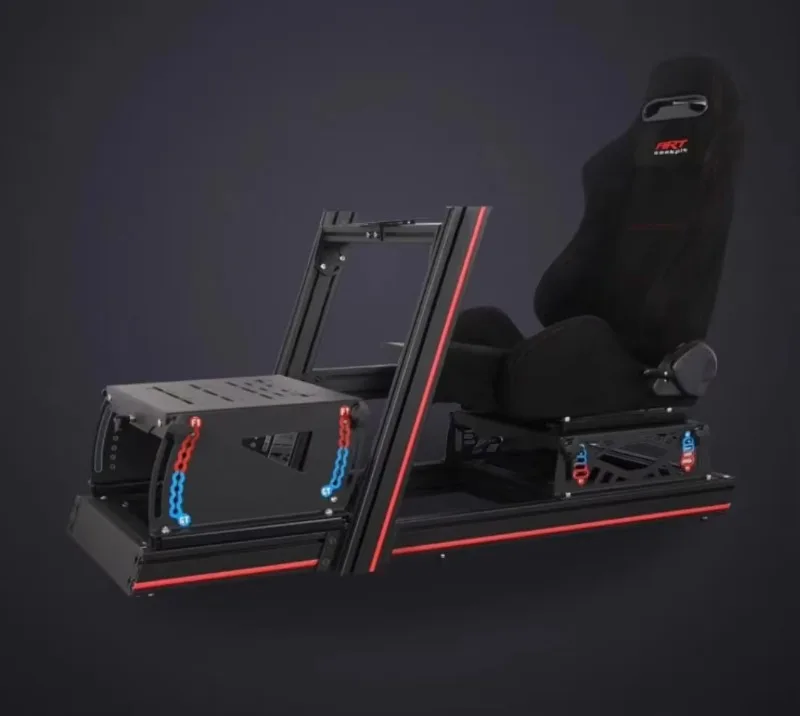 Fast adjustable professional Sim racing simulation seat baseplate Adjustable base bracket at different angles view 6