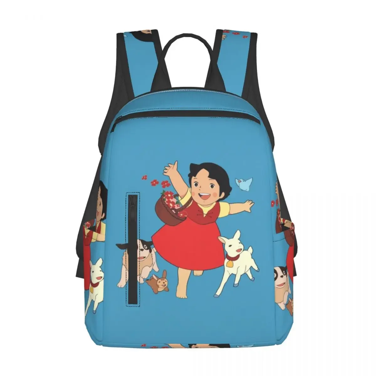 

Heidi, The Girl From The Alps Backpack Daypack Large Capacity Boys Girls BookBag School Bag Shoulder Bags for Men Women