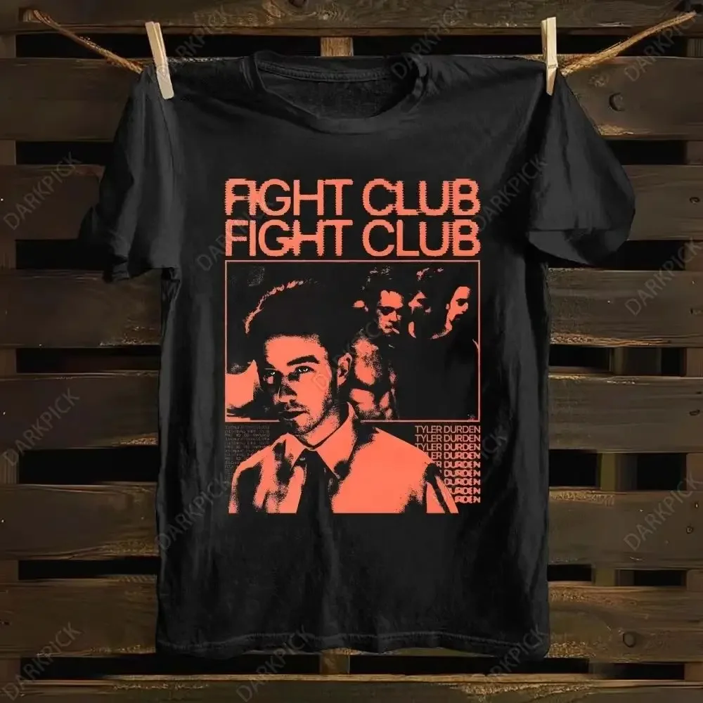 Y2k Fashion Tops 1999 Fight Club Movie Grafikdruck T-Shirts Vintage O Neck Streetwear Lässige lockere T-Shirts Fans Geschenk Unisex – Detail 10