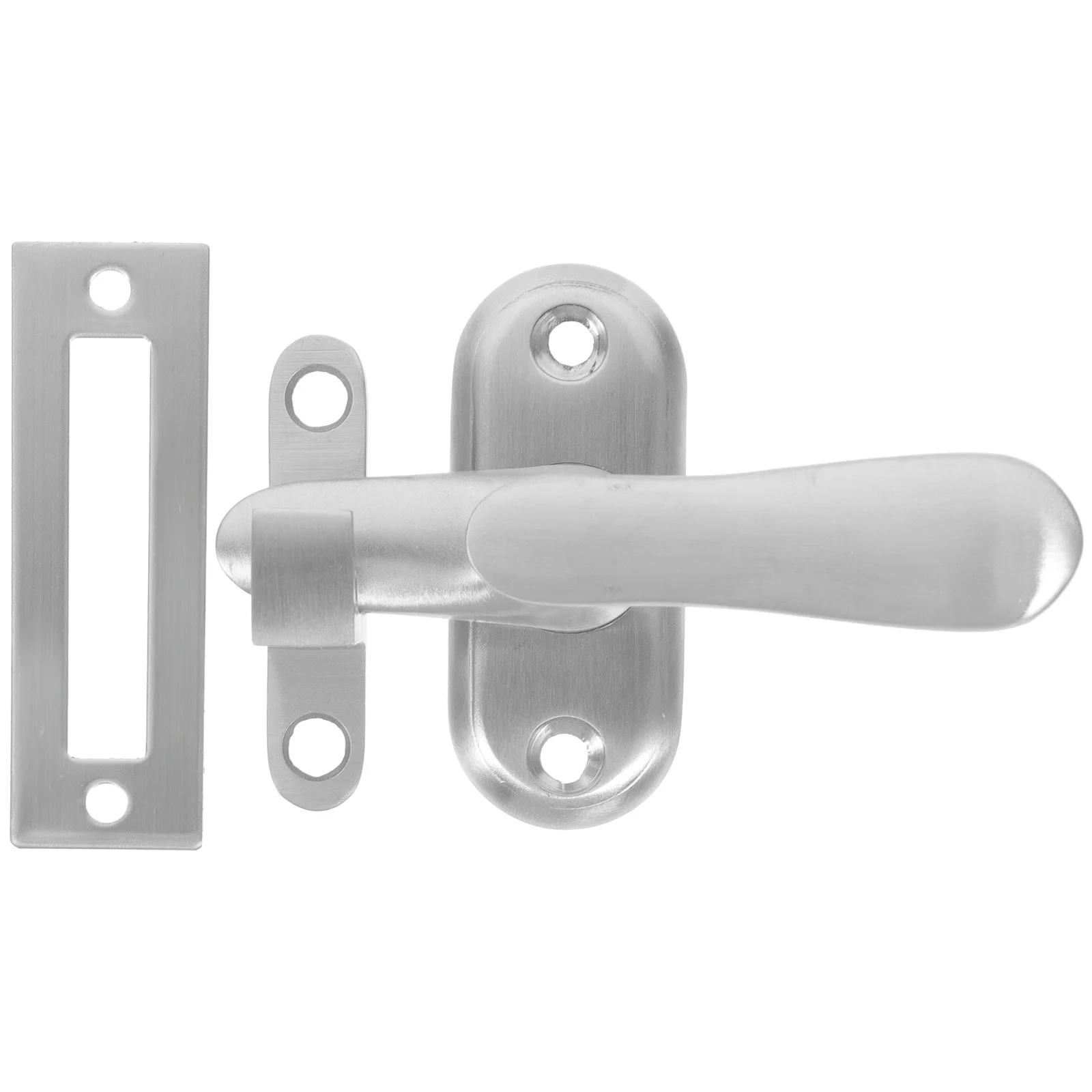 

1Pcs Stainless Steel Door Buckle Bolt Lock Sliding Closure for Cabinet Window Drawer Furniture Security Safety Bath Fit Room Pet