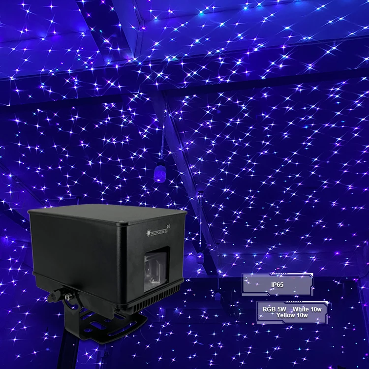 

Outdoor Indoor 2W 3W Full Colorful Firefly RGB Starry Sky Star Waterproof Garden Park Ip65 Mini Laser Lights Show Projectors
