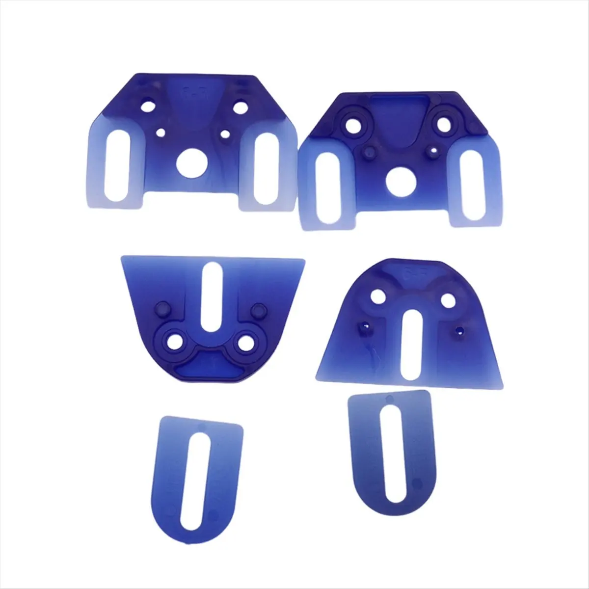 X08A Bicycle Road Bike Pedal Lock Splint 3-Hole Lock Shoe Buckle 5/6 Degree for WAHOO SpeedPlay - view 2