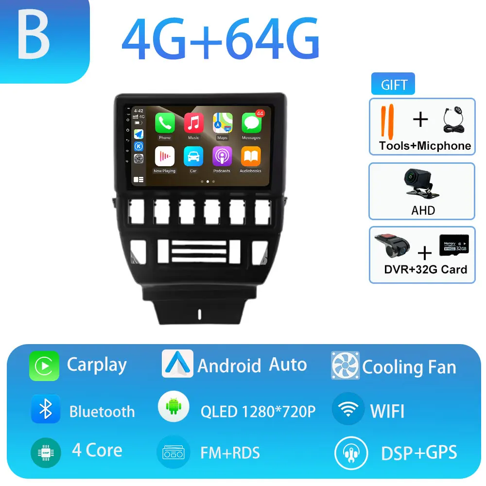 Voor LADA Niva 1993-2020 Android 15 Auto Speler Centrale GPS Navigatie Multimedia Draadloze Carplay Stereo Scherm 4G BT Head Unit