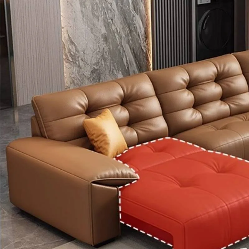 أريكة كرسي كهربائي مقاومة للماء باللون البني، كرسي كهربائي كبير الحجم، كرسي أريكة أثاث Woonkamerbanken الحديث