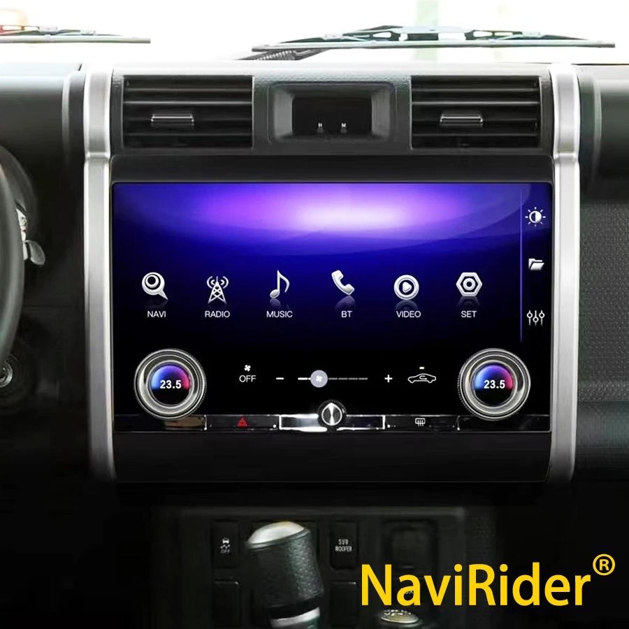 

For Toyota FJ Cruiser 2007-2012 13.3Inch Android 13 Touch Screen CarPlay Car Multimedia Video Player GPS Navi Stereo Head Unit