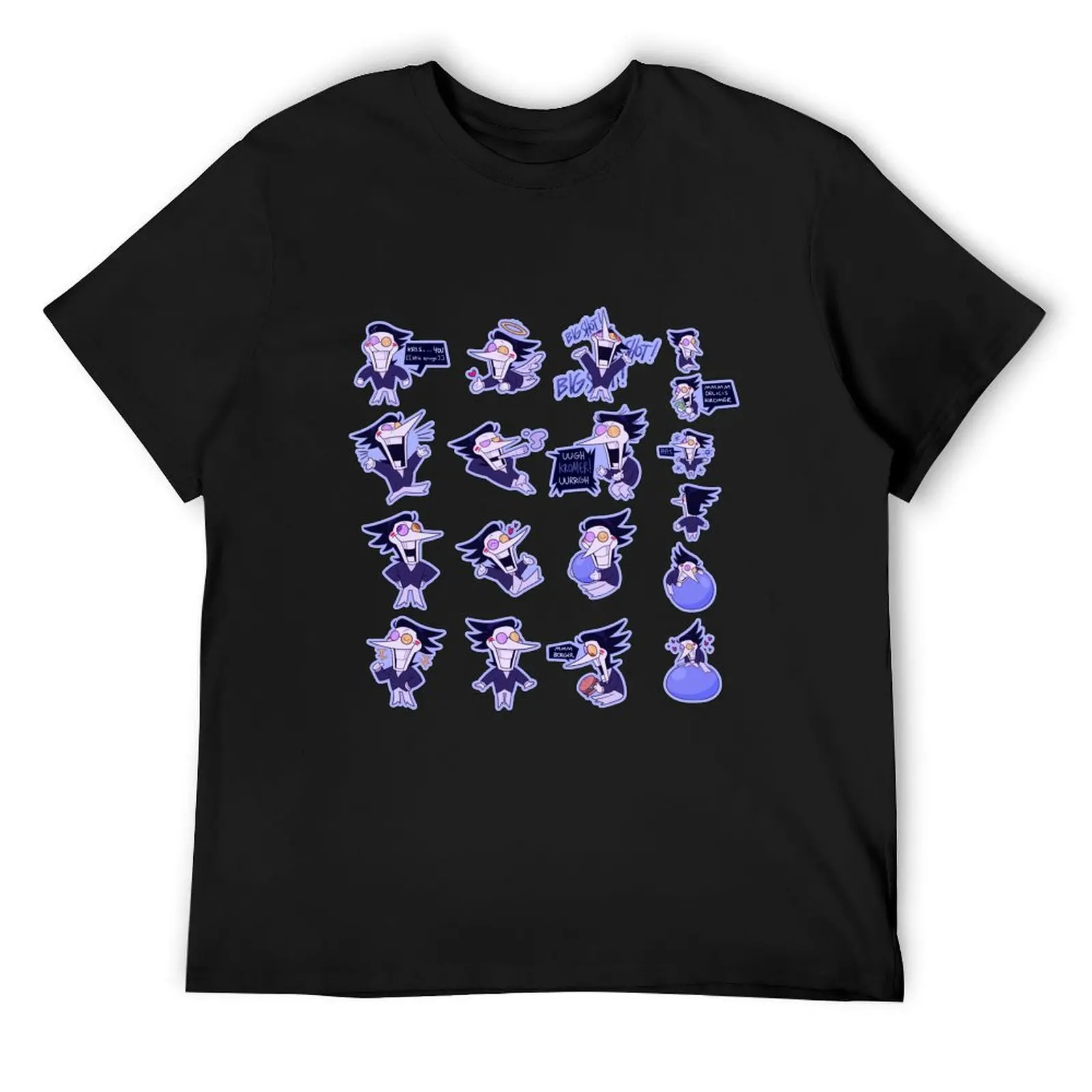 

Spamton Set 1 T-Shirt quick drying customizeds summer shirt anime shirts men