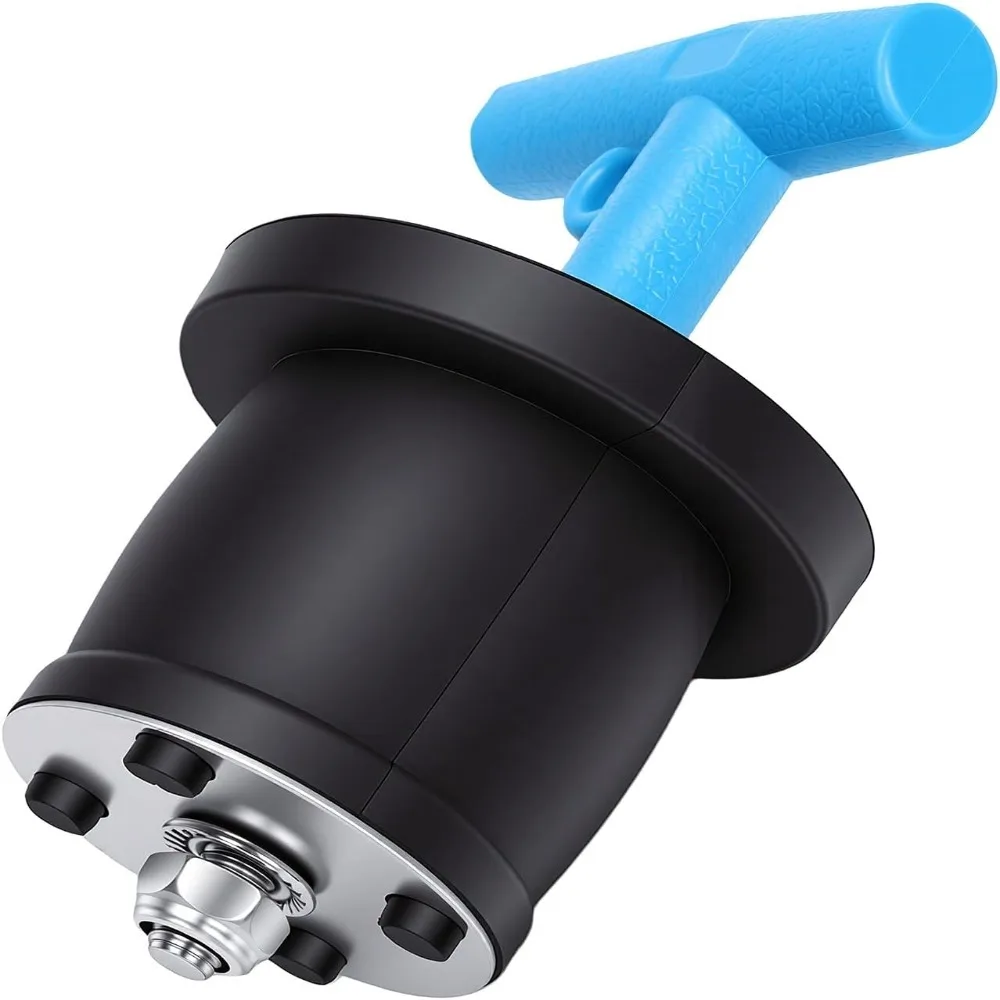 65-85mm Expandable Rubber Plug Black NBR Rubber Blue T Handle Mechanical Seal Plug Twist Lock Expansion Installation