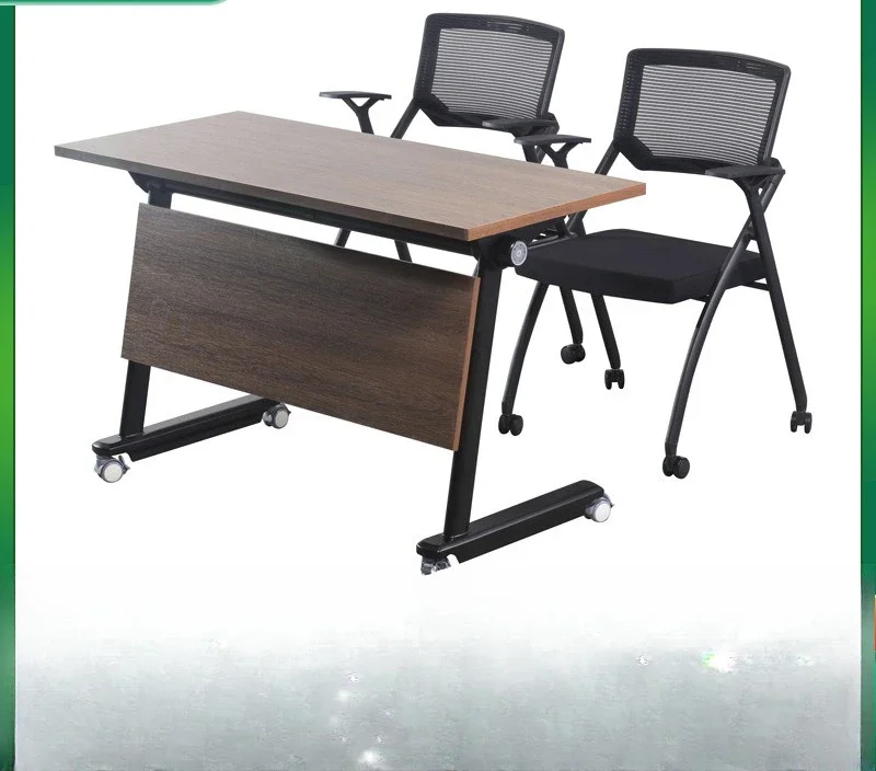 Combination folding training conference table, detachable long table for students