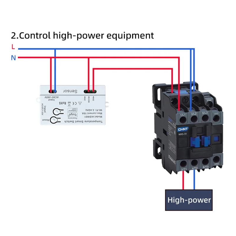 A39Q-Tuya Temperature Humidity Switch Sensor Wifi Temperature Humidity Switch Sensor With Temperature And Humidity Probe