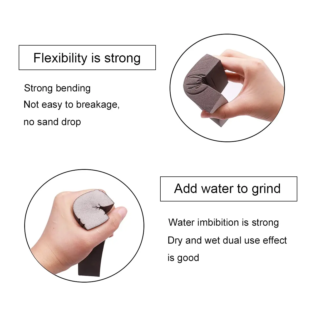 Drywall Abrasive Sanding Sponge Blocks Dry Wall Grinding Sponge Sand Block Kitchen Polishing Sandpaper Wet Block Emery Pad