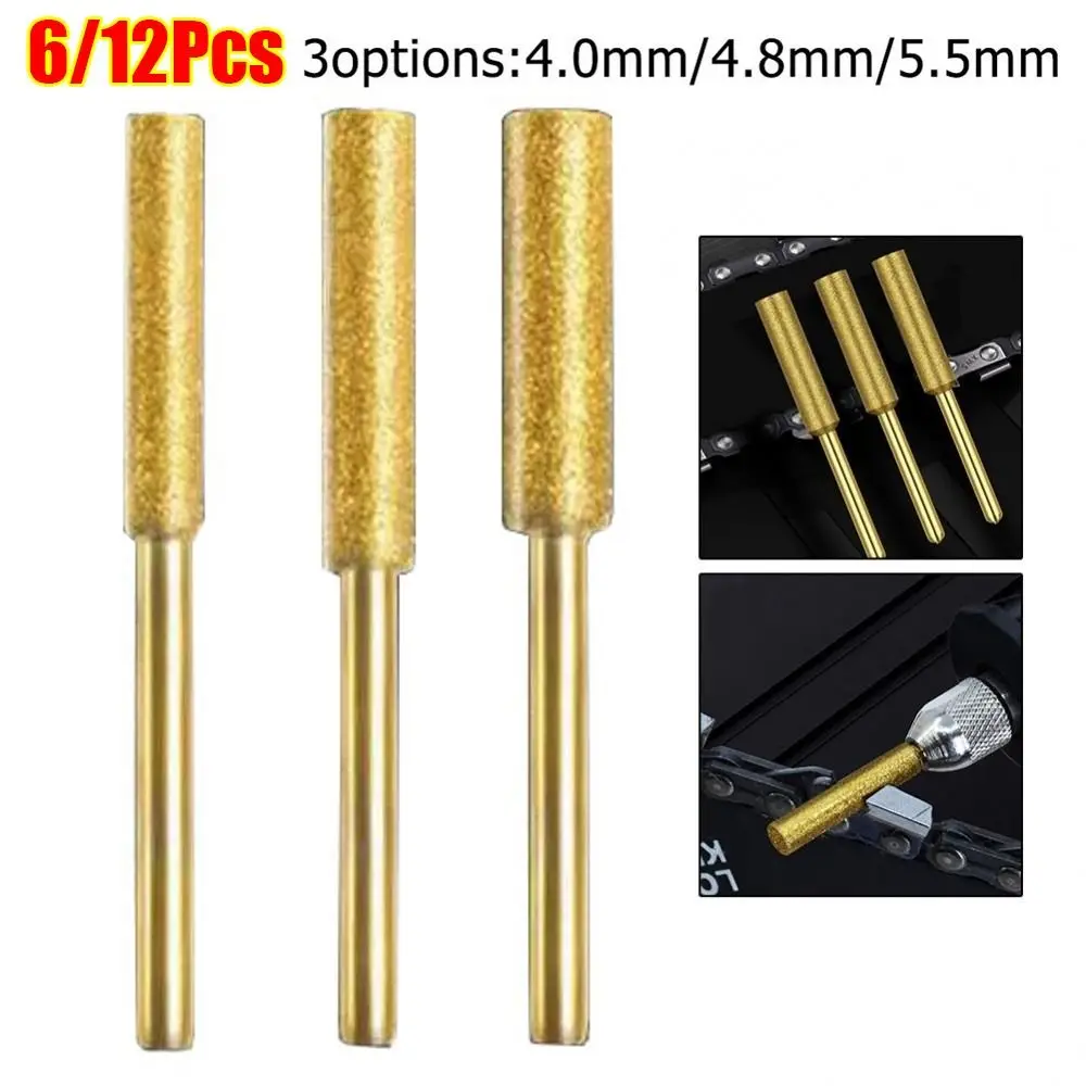 6/12 قطعة الماس بالمنشار مبراة التيتانيوم مطلي صلابة عالية الكهربائية بالمنشار ملف بالمنشار شحذ أدوات #1