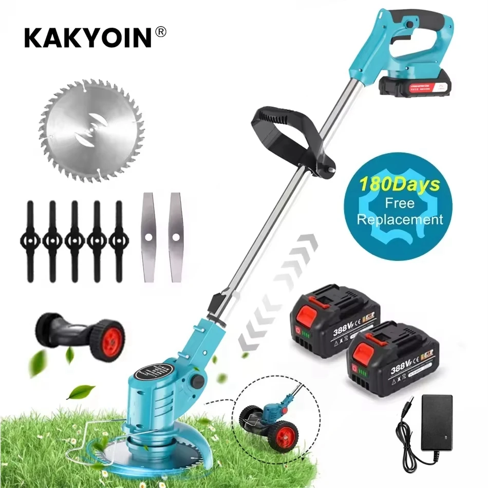 1800W ไฟฟ้า Trimmer เครื่องตัดหญ้าไร้สาย Hedge Trimmer ปรับ Handheld Garden Pruning สำหรับ18V แบตเตอรี่ Makita