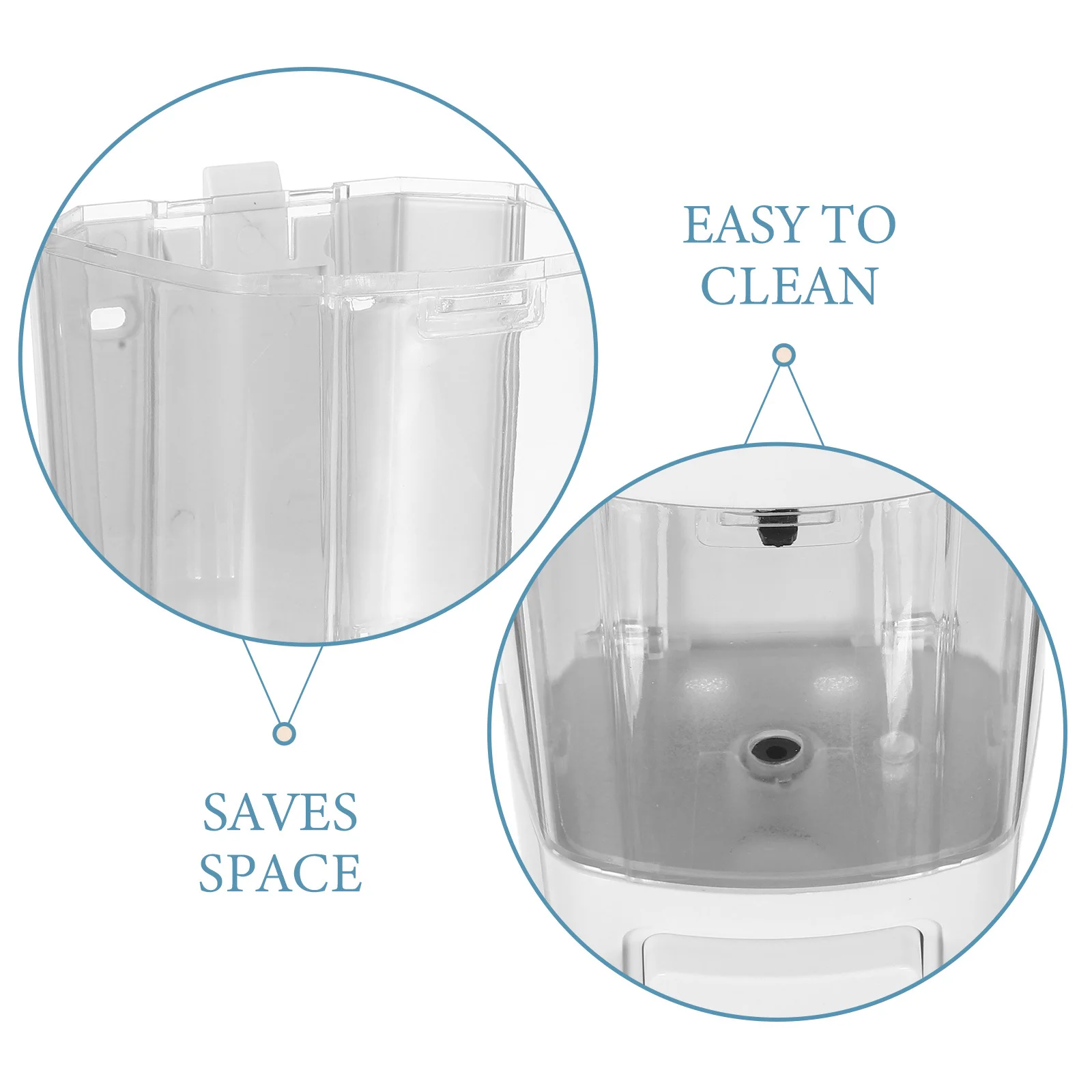 27Oz 800Ml Wall Mounted Soap Dispenser Manual Pump For Bathroom Kitchen Hotel Restaurant Shampoo Conditioner Liquid Refillable