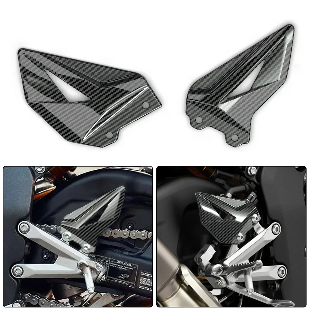 

For Honda CBR1000RR-R 2020-2024 Motorcycle Carbon Fiber Texture Accessories Foot Guard Board