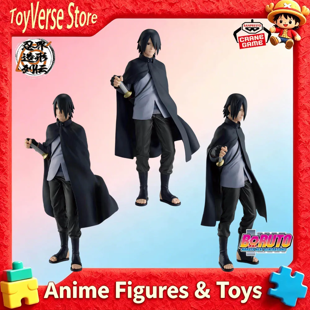 Figura de Uchiha Sasuke de la Serie Legend of Ninja World Styles de Banpresto, Nueva, Original, en Stock, Modelo Boruto Naruto Next Generations, Regalo