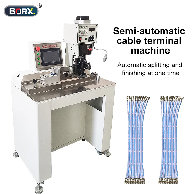 Semi-automatic Cable Arrangement Crimping Machine Desktop Communication Wire PH/SM Electrical Splicing Terminal Crimping Tool