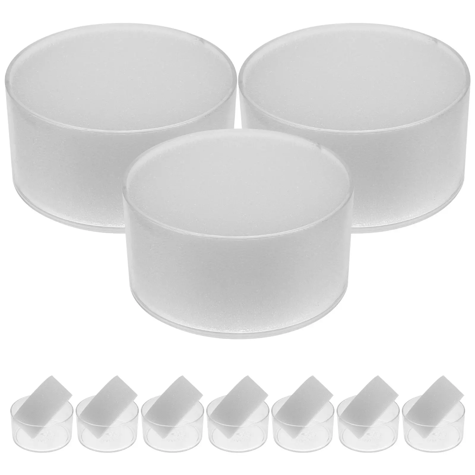 10Pcs Hand Counting Wet Sponge Cup Professional Finger Moistener for Bank Cash Counting Smooth Paper Separation