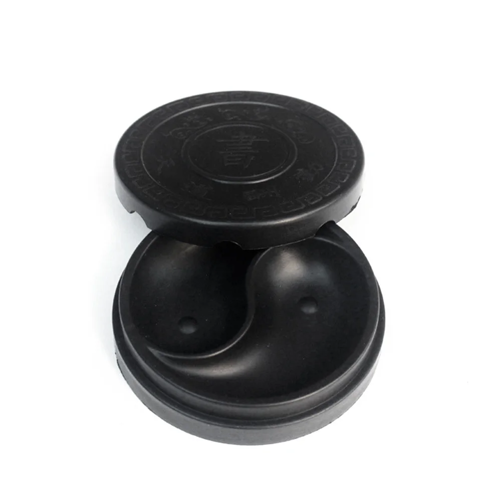 

1pc Traditional Chinese Ink Slab Set Tai Chi Design Smooth Grinding Surface Beginner Friendly Inkstick Included Painting