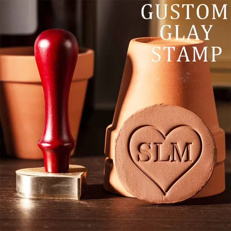 

Personalized Pottery Stamp for Clay,Custom Pottery Stamps for Clay, Personalized Clay Stamp HandCrafter Potters Lovers Gifts