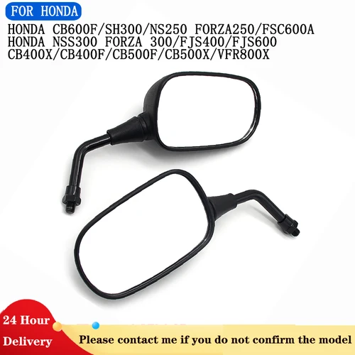 Espejo retrovisor lateral para motocicleta Honda Silverwing CB500X FJS 400 600 CB600F SH300 NSS250 NSS300 FSC600A CB400X CB500F HORNET