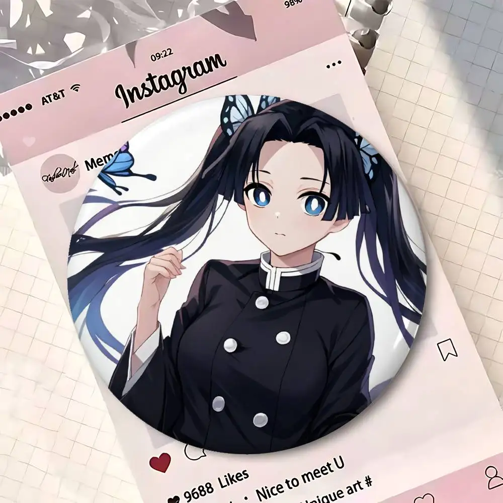 Kanzaki Aoi أنيمي التجريبي القاتل شارات صفيح لينة زر دبوس بروش شارة معدنية مخصصة مجوهرات اكسسوارات قبعة حقيبة التلبيب