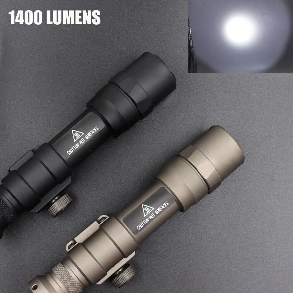 Tactical SOTAC M600DF Strong Light Flashlight 1400 Lumens High lumen Long Brightness Outdoor Lighting Flashlight