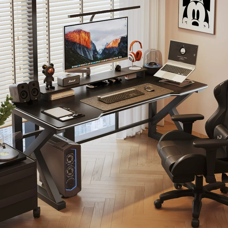 Bedroom Monitor Stand Computer Desk Gaming Luxury Study Computer Desk Decoration Sedentary Modern Bureau Enfant Home Furniture