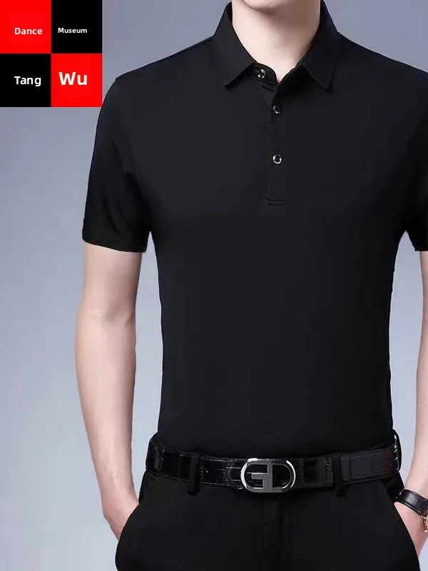 

Modern Dance T-irt Men's ort Sve Bla Top for Dancing Cetitions Waltz Latin Dance Clothes Cotton Modern Dancewear