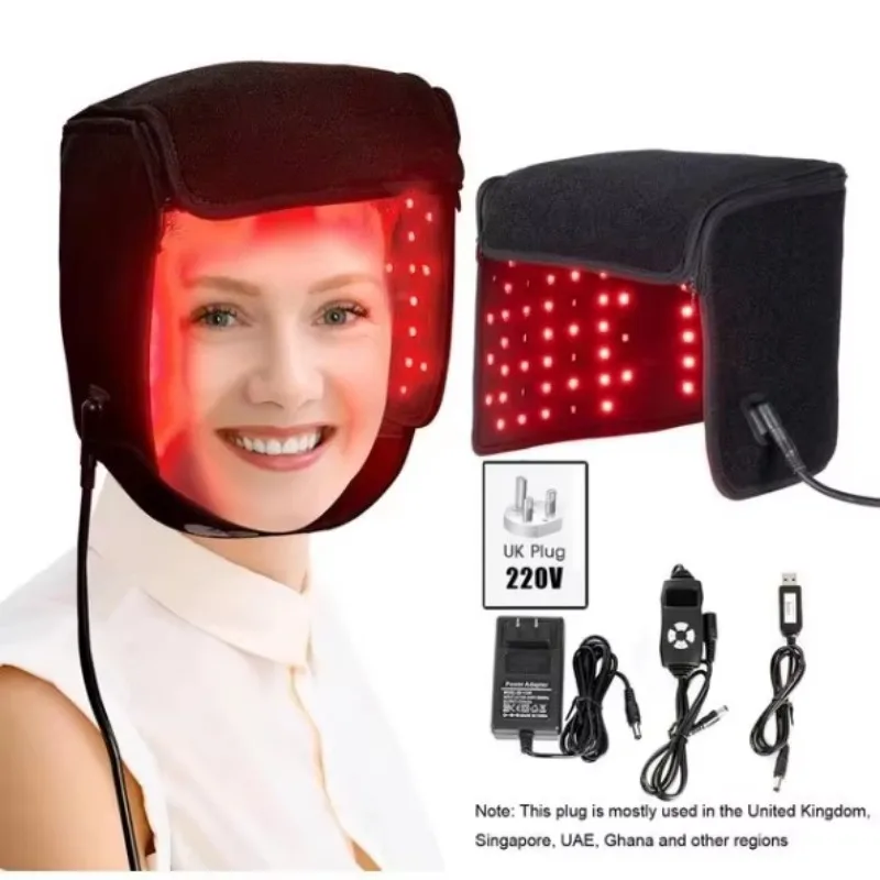 Portable Electric Hair Growth Cap Infrared Heating Red Light Phototherapy Anti-Hair Loss Oil Control Medicine-Enhanced Hair
