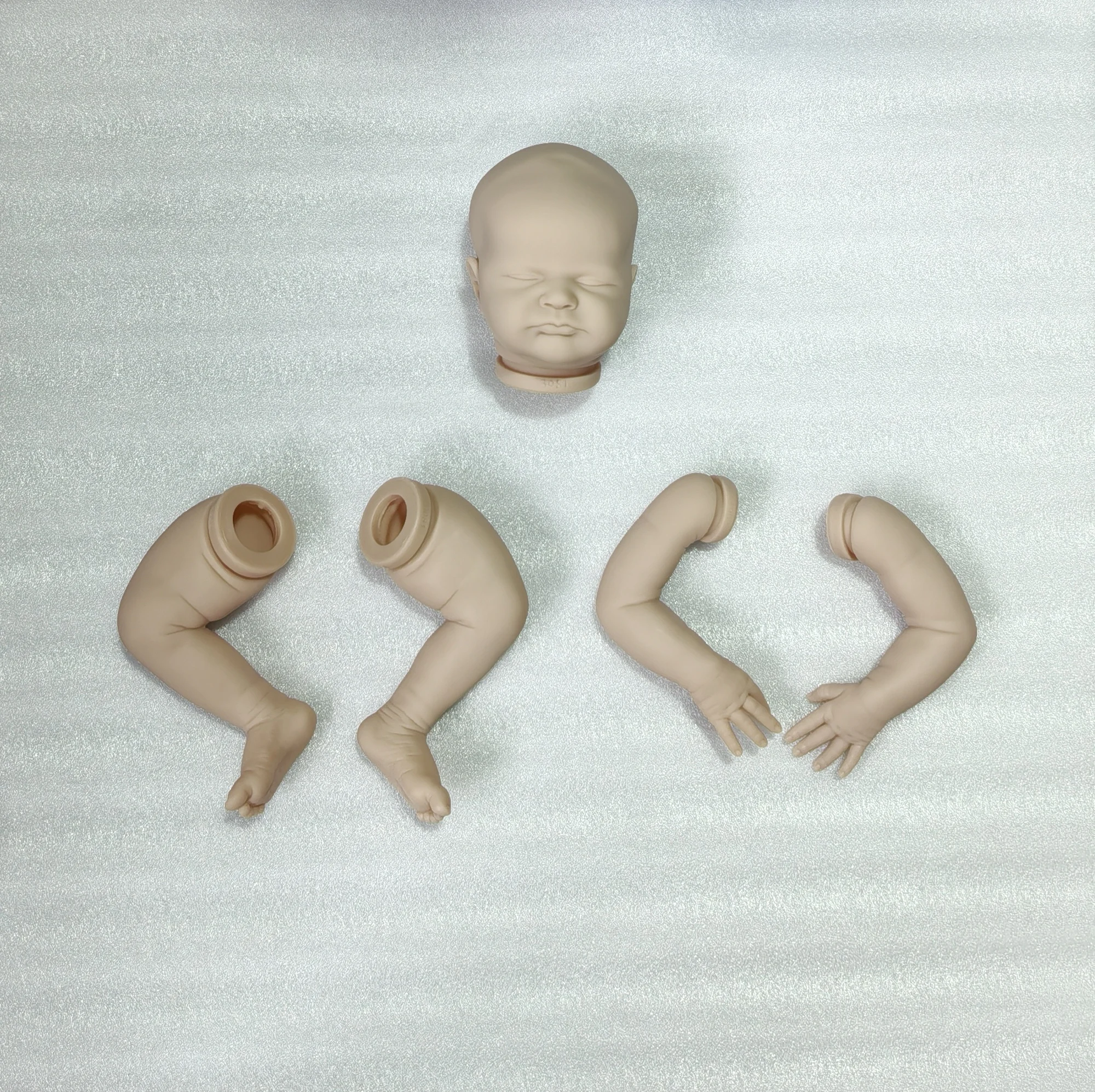 

19-дюймовый комплект куклы Reborn NPK Clearance Max Limited Edition — реалистичный мягкий на ощупь французский цвет с тканевым корпусом