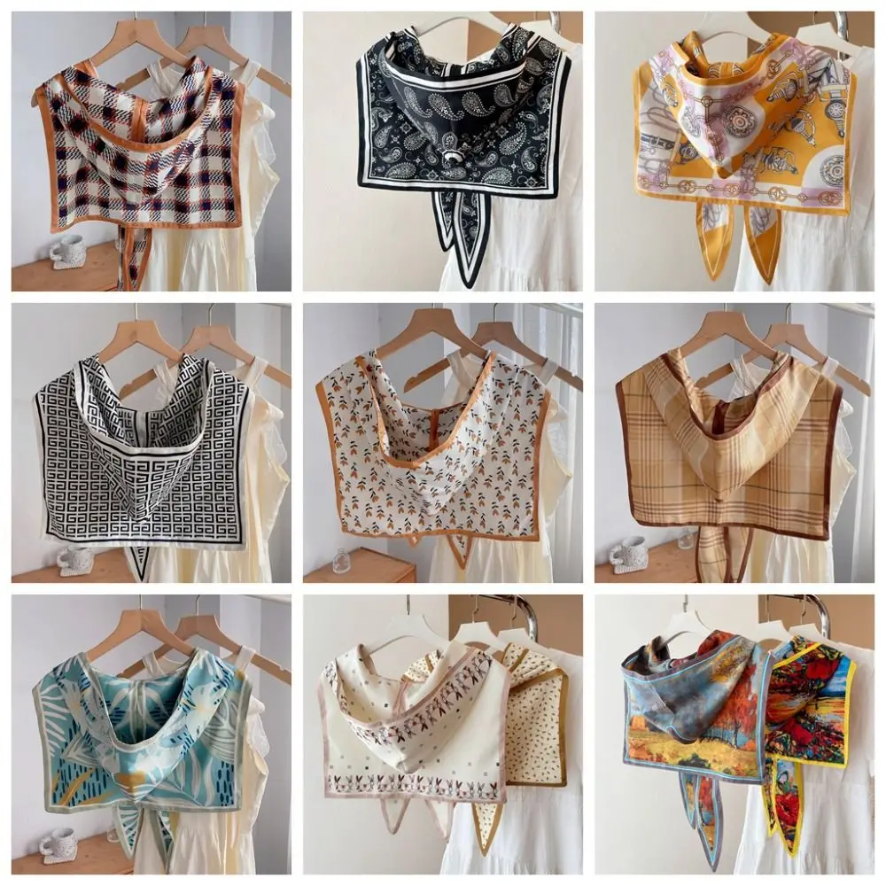 

Летняя шелковая шаль с капюшоном в национальном стиле, защита от солнца, многофункциональный шелковый шарф, шляпа, роскошный ветрозащитный солнцезащитный шарф