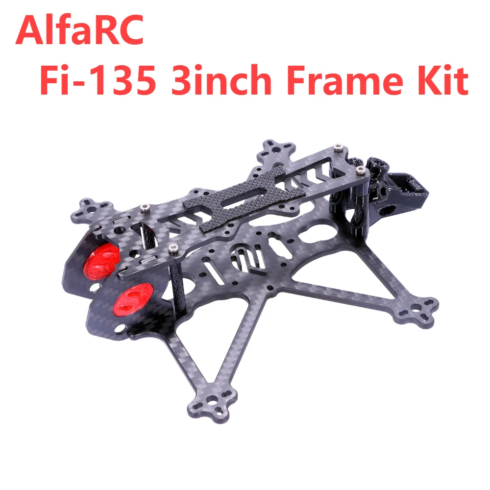 AlfaRC Fi-135 3 pollici elica Kit telaio stuzzicadenti RC Racing Drone supporto DJI O3 Air Unit Caddx Nebula 1204 1206 1303 1306 motore