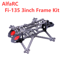 AlfaRC Fi-135 3inch Propeller Toothpick Frame Kit RC Racing Drone support DJI O3 Air Unit Caddx Nebula 1204 1206 1303 1306 Motor