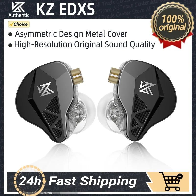 KZ EDXS Metal Wired Earphones HIFI Bass Earbud IEM In Ear Monitor Headphones Noise Cancelling Headset EDX PRO ZSN PRO CASTOR