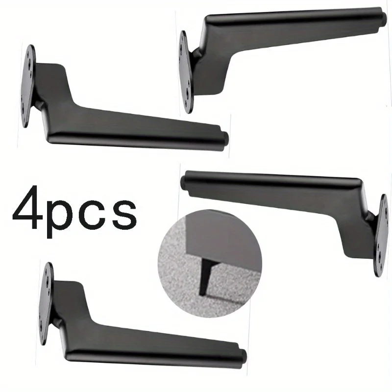 4pcs DIY Furniture Leg for Cabinet TV Cabinet Drawers Bedside Table Load Legs Metal Leg