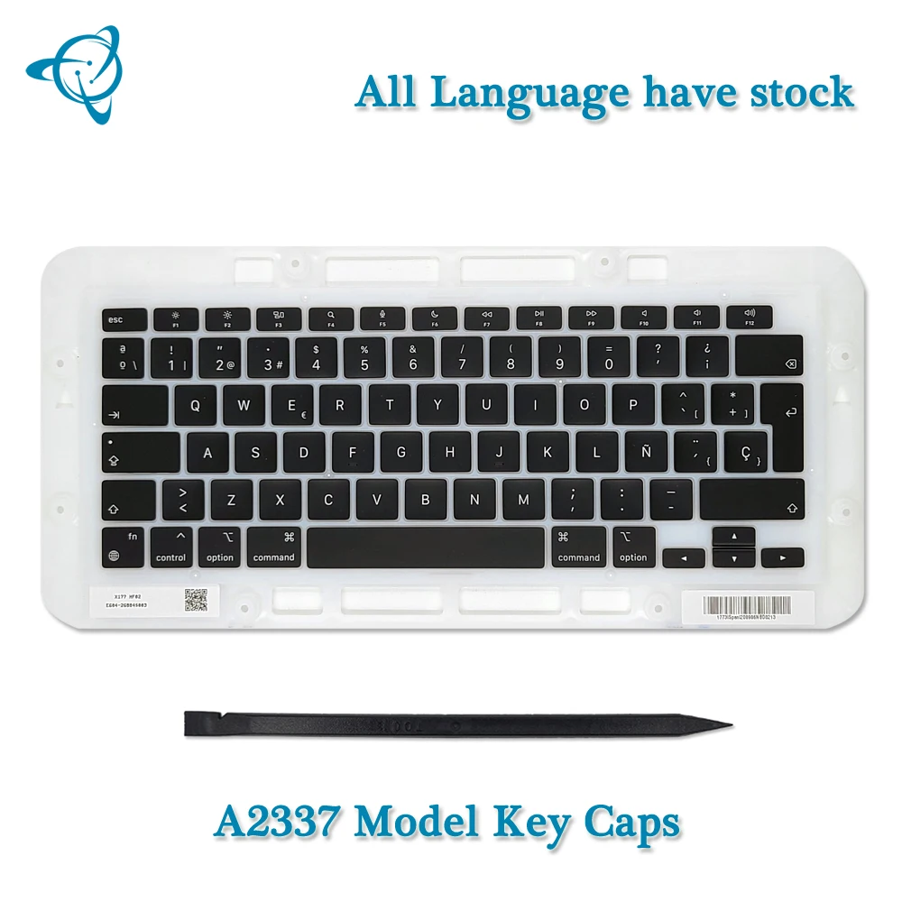 Колпачки для клавиш ShenYan A2337, колпачки для Macbook Pro Retina Air M1 13,3 дюйма, французские клавиши для ноутбука RU, US, SP, UK, EMC 3598 2020 года