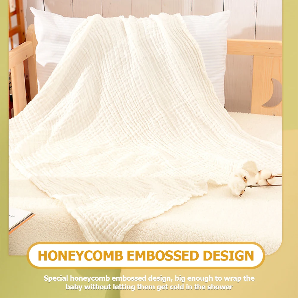 

Muslin Blanket Bath Towel Cotton Quilt Gauze Soft Breathable Foldable Travel Stroller Nursery BlanketsToddler Cloth