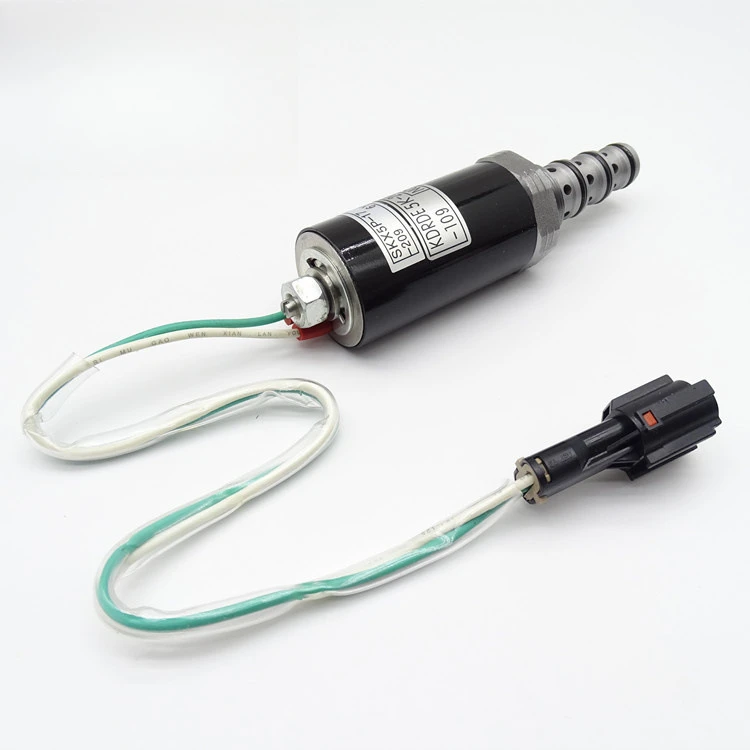 2 قطعة KDRDE5K-20/40C04-109 حفارة مضخة هيدروليكية صمام الملف اللولبي النسبي EC210 EC240 EC360 #3