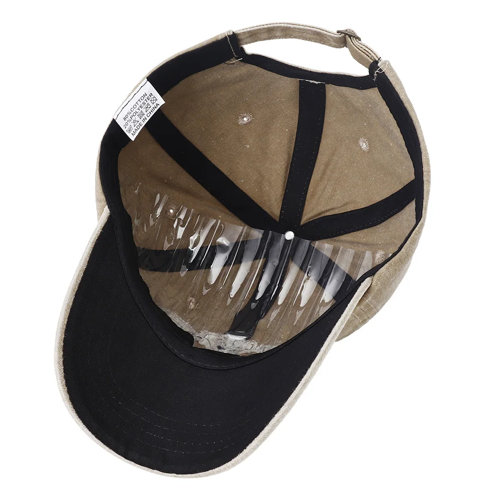 قابل للتعديل مدينة نيويورك التطريز قبعة بيسبول مغسولة خمر الأسود Snapback قبعة الشمس حماية قبعات للآباء للنساء الرجال قبعة منقار البط #5