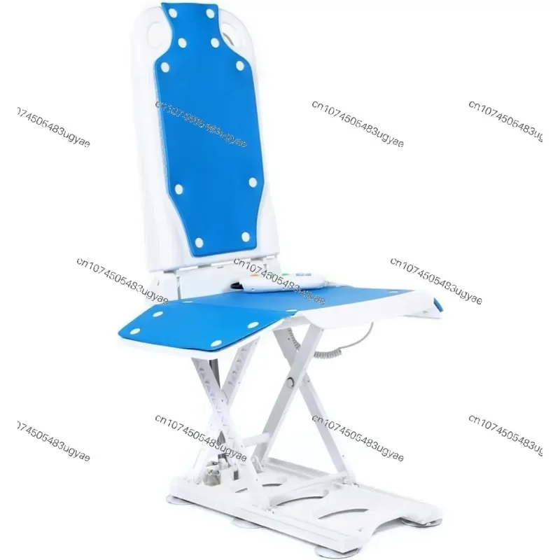 Electric Chair Lift, Get Up from Floor, Floor Lift, Can be Raised to 20” Help You Stand Up Again, Item Weight 30 LBS,Blue