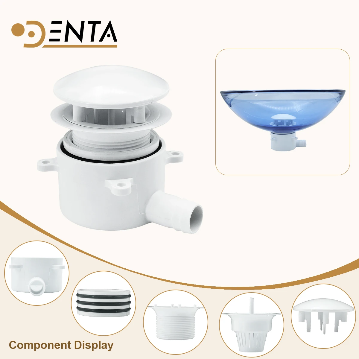 مجموعة شاشة تصفية المبصقة للأسنان - غطاء خرطوشة فلتر قمع بلاستيكي حوض زجاجي لقطع غيار كراسي وحدة طب الأسنان عن طريق الفم Den #2