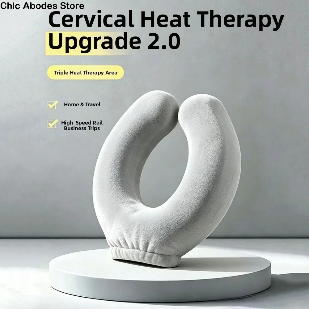 Detachable U-shaped Neck Hot Water Bag Anti-scalding Leak-proof Neck Support Warm Water Bag Reusable Keep Warm Longer