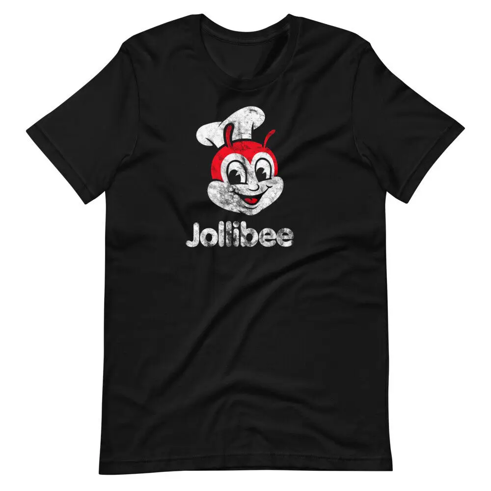 

Jollibee Vintage Style Retro Distressed Black Tee Short-Sleeve Unisex T-Shirt