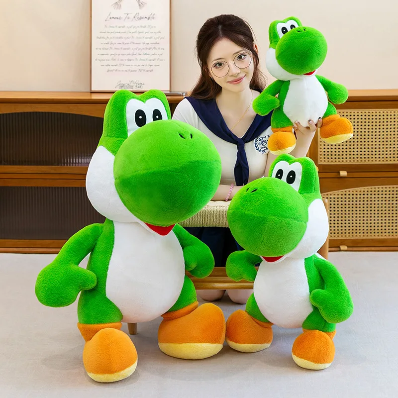 2026 New 40-60cm Cartoon Cute Yoshi Plush Toy Doll Yoshi Dinosaur Plush Soft Fill Toy Children'S Pillow Birthday Gift view 4