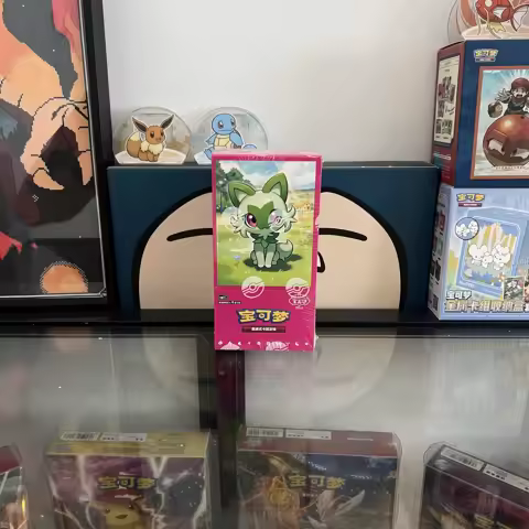 IN Stock 100% Original Game Pack Cards Vol.1 Scarlet and Violet Trading PTCG Bag Box Deck Ibrahimovic Collection Card Xmas Gift