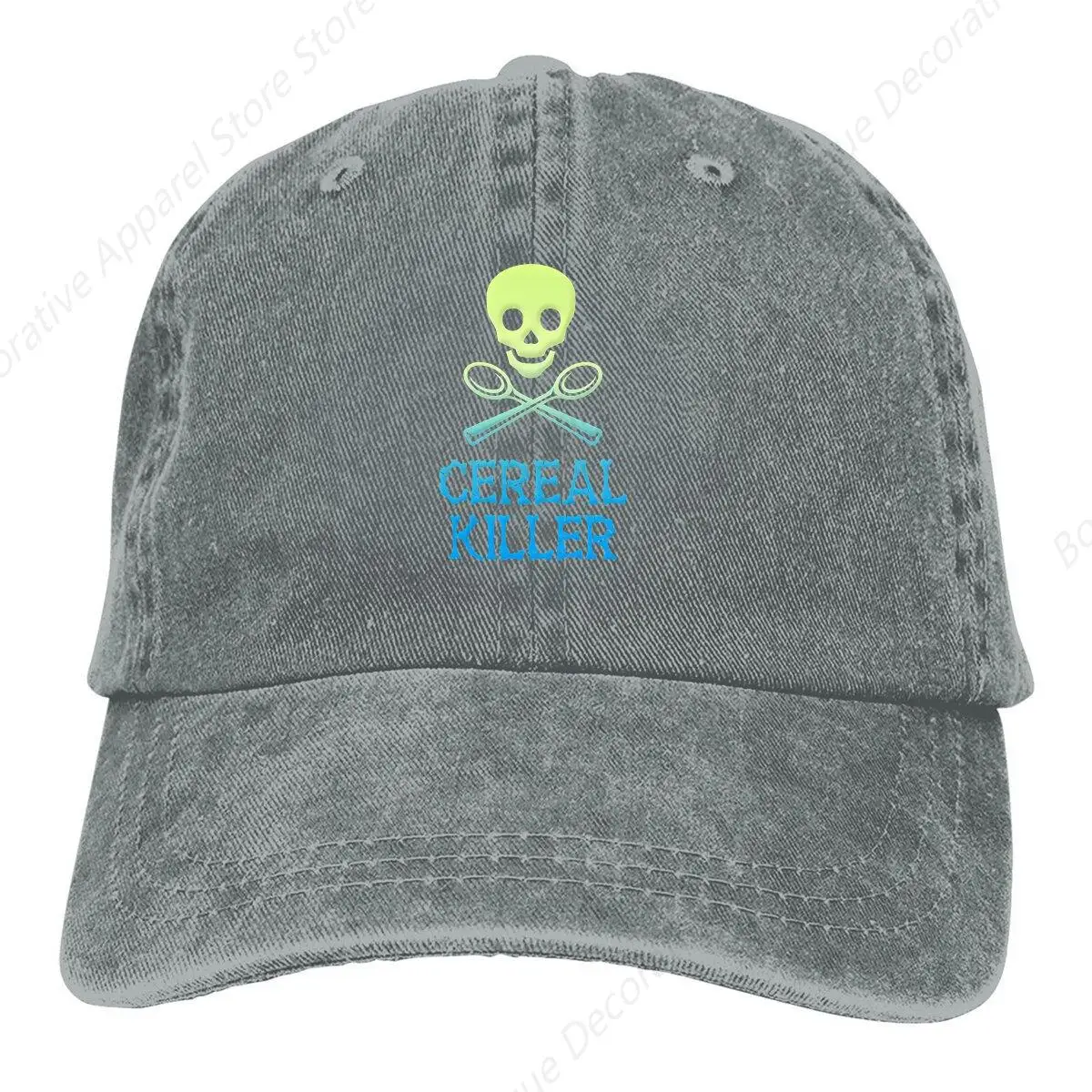 Green Blue Skull Baseball Cap Men Hats Women Visor Protection Snapback Cereal Killer Caps