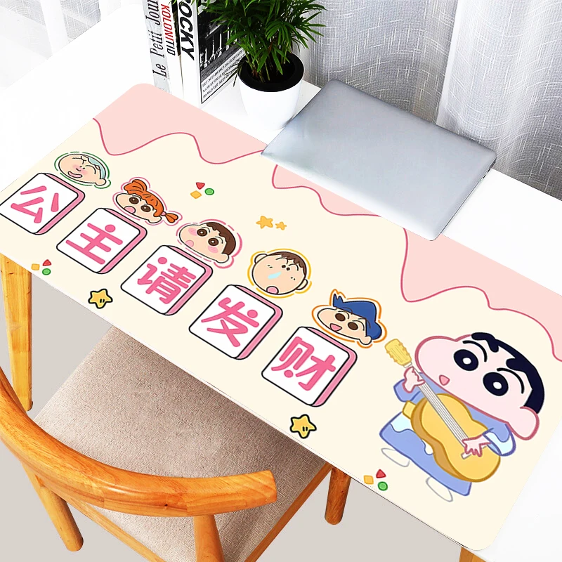 Kawaii ماوس الوسادة S-shin-chan لوحة ماوس للألعاب C-تلوين المطاط حصيرة مكتبية عدم الانزلاق الكمبيوتر المحمول ألعاب اكسسوارات لوحة المفاتيح السجاد #5