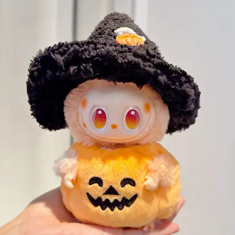 1세트 라부부 할로윈 호박 악마 의상 파티 코스튬 1세대 2세대 3세대 인형 아기 옷 코스프레 선물 컬렉션